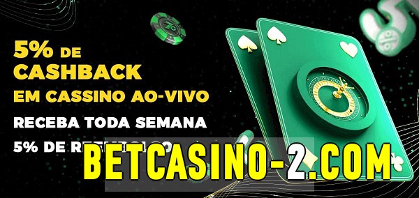 Promoções do cassino ao Vivo betcasino 